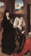 Petrus Christus Isabel of Portugal with St Elizabeth Sweden oil painting artist